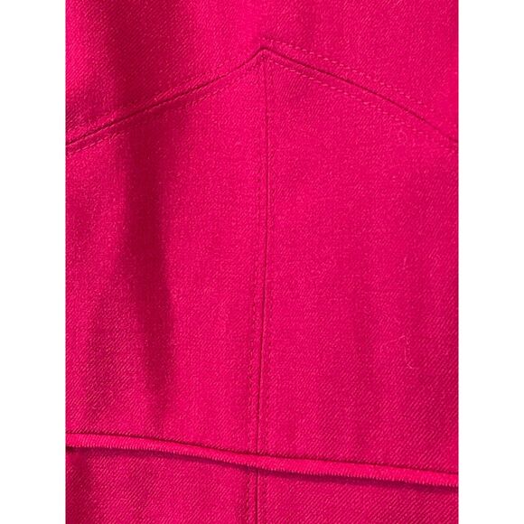 ~ J.Crew 8 sleeveless wool blend pink shift / sheath dress, knee length pleated - Picture 11 of 12